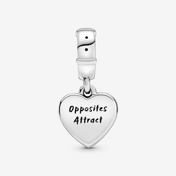 Pandora Lady and the Tramp Heart Dangle Charm - Picture 3 of 5